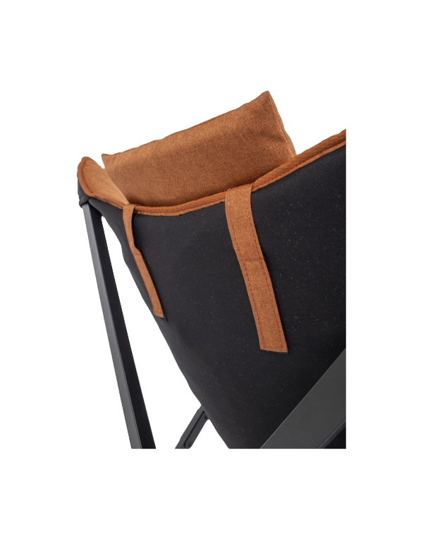 The Bo-Camp Molfat Relax Chair - Industrial Collection - Foldable for Vanlife