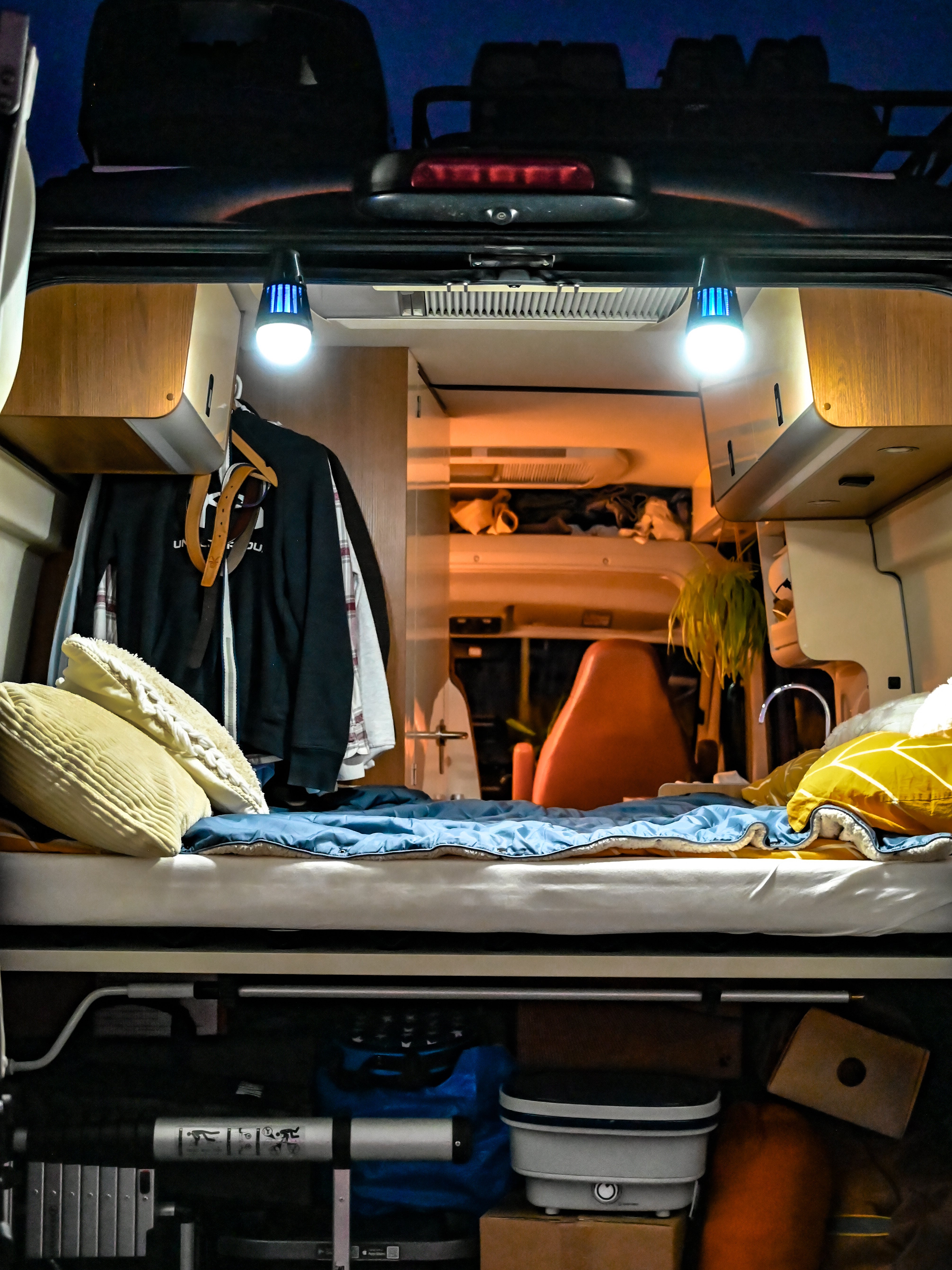 La Lampada antizanzare magnetica - Base stampata in 3D Offrotie per Bo-Camp 180 lumen impermeabile - Portatile per Vanlife