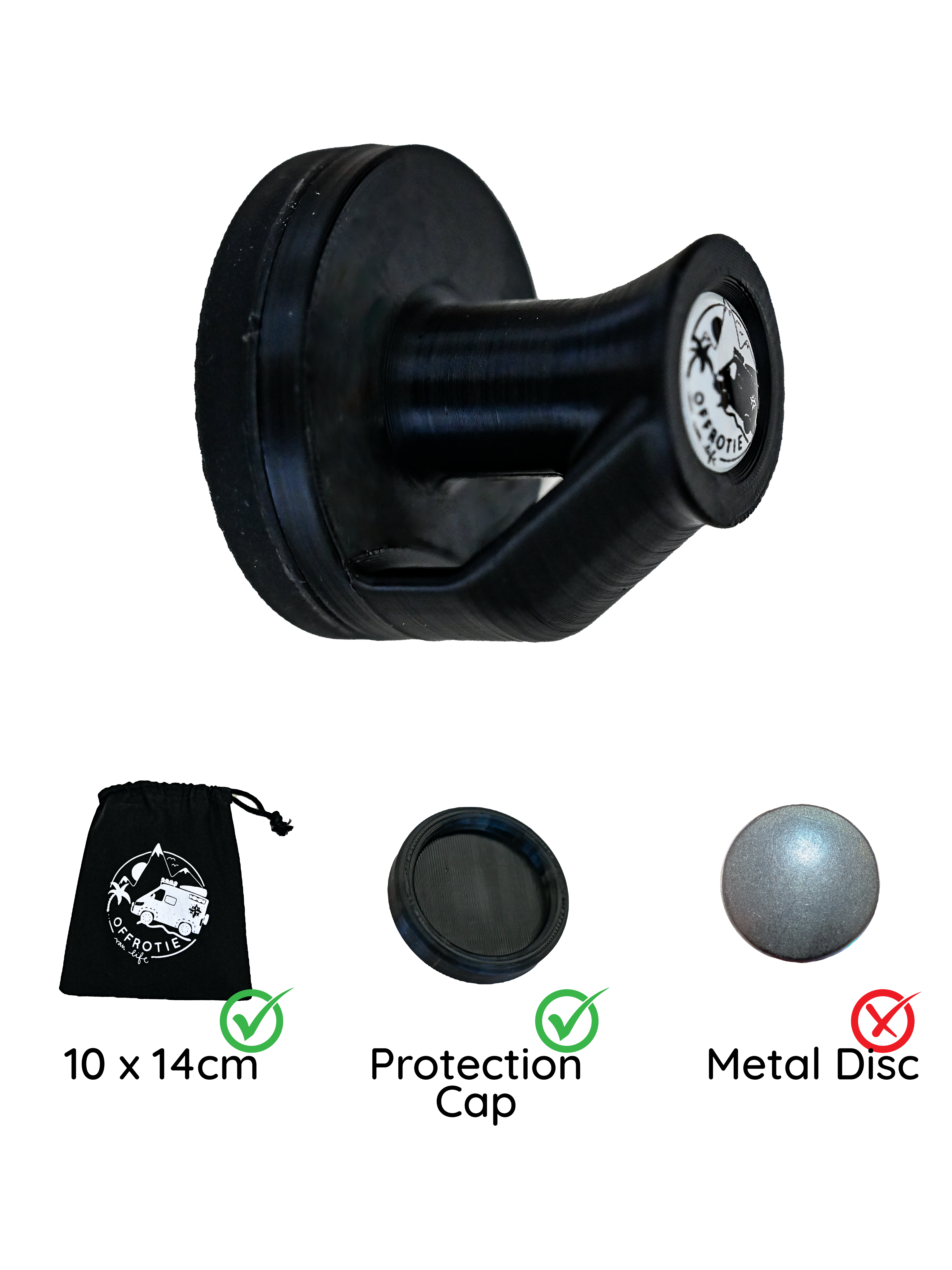 Der Espresso-Haken – Offrotie 3D-gedruckter Magnethaken – Tragbar fürs Vanlife