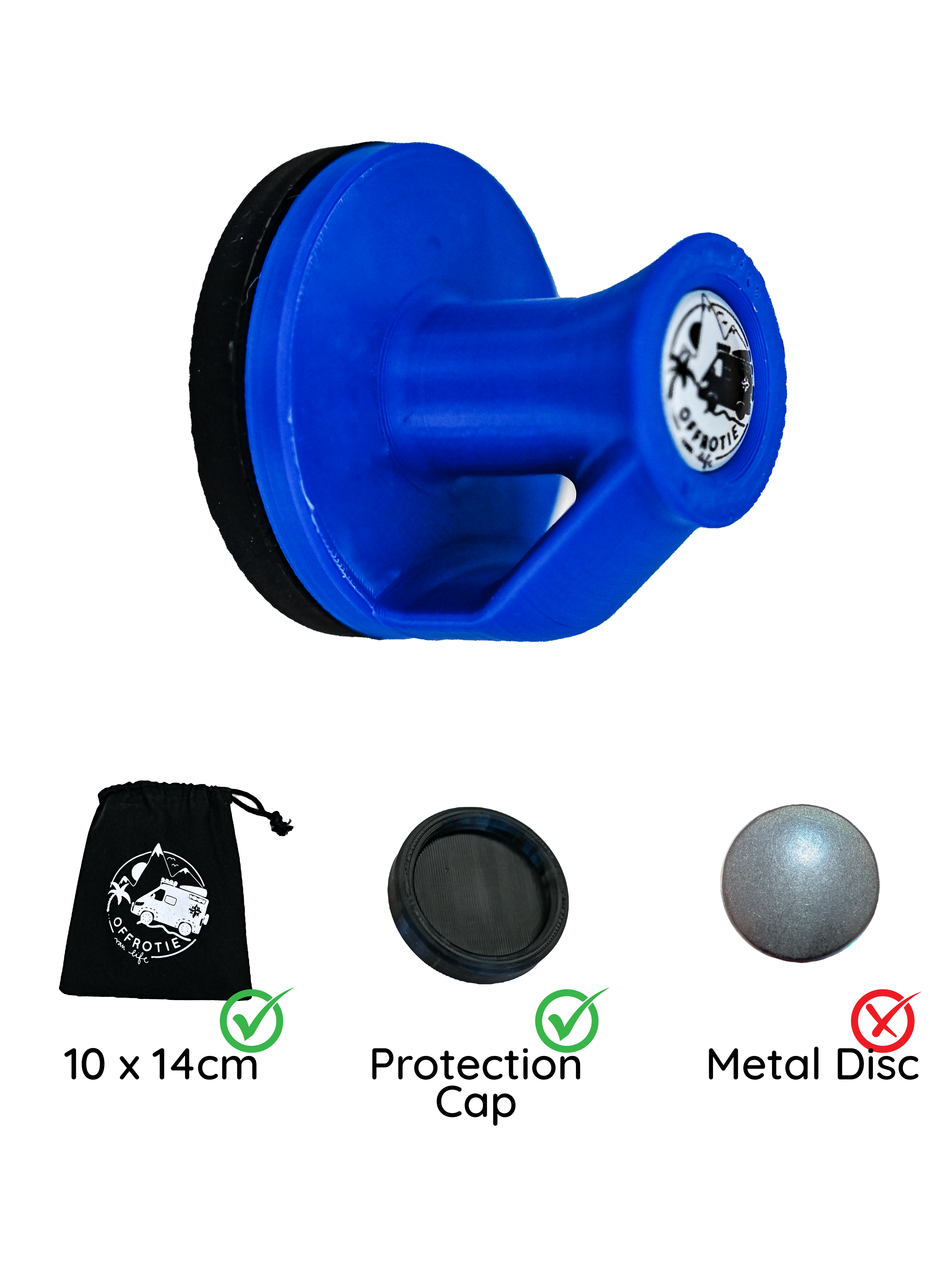 Der Espresso-Haken – Offrotie 3D-gedruckter Magnethaken – Tragbar fürs Vanlife