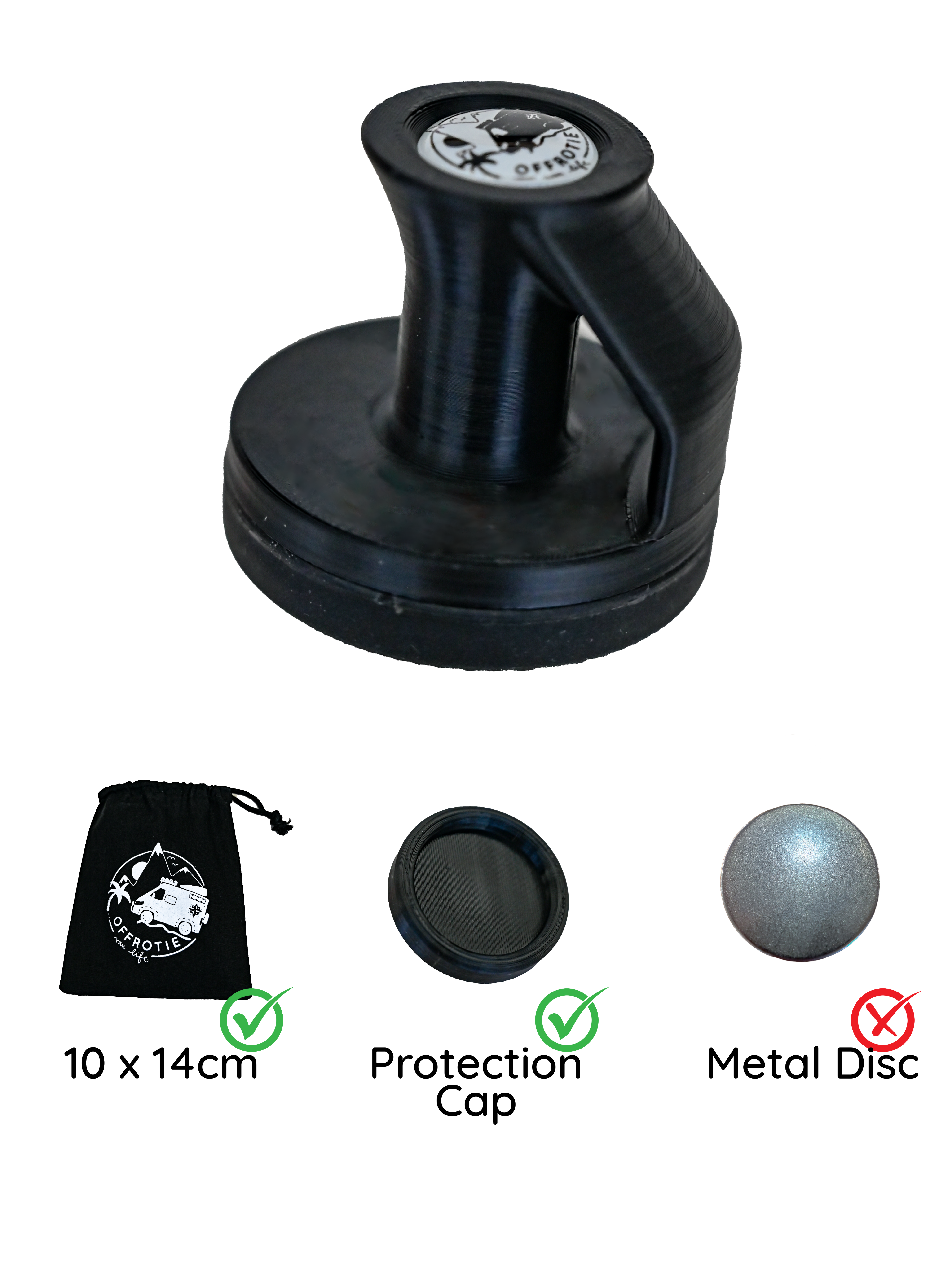 Der Espresso-Haken – Offrotie 3D-gedruckter Magnethaken – Tragbar fürs Vanlife