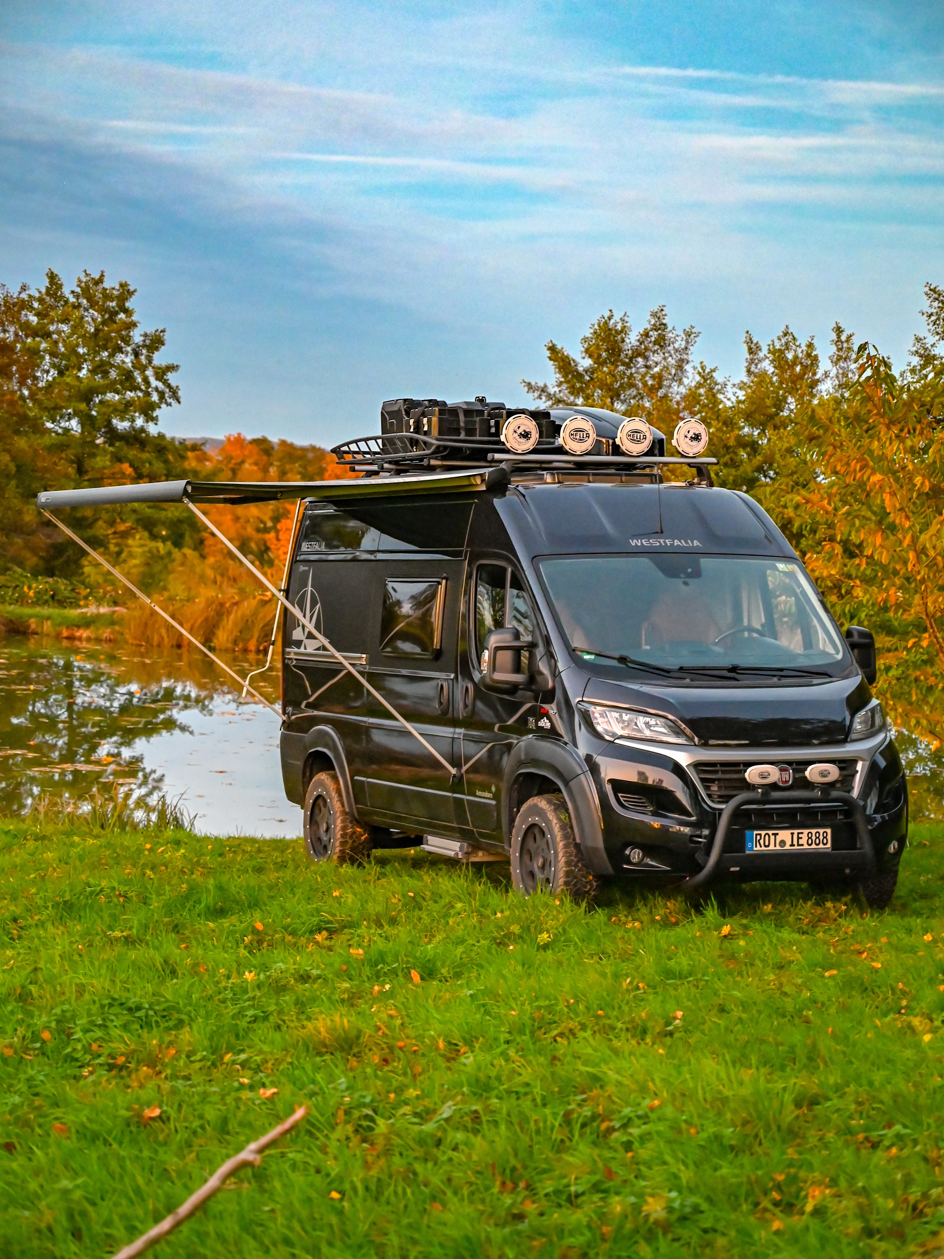 Die magnetische Markisenfußhalterung - Offrotie - Für alle Van-Markisen