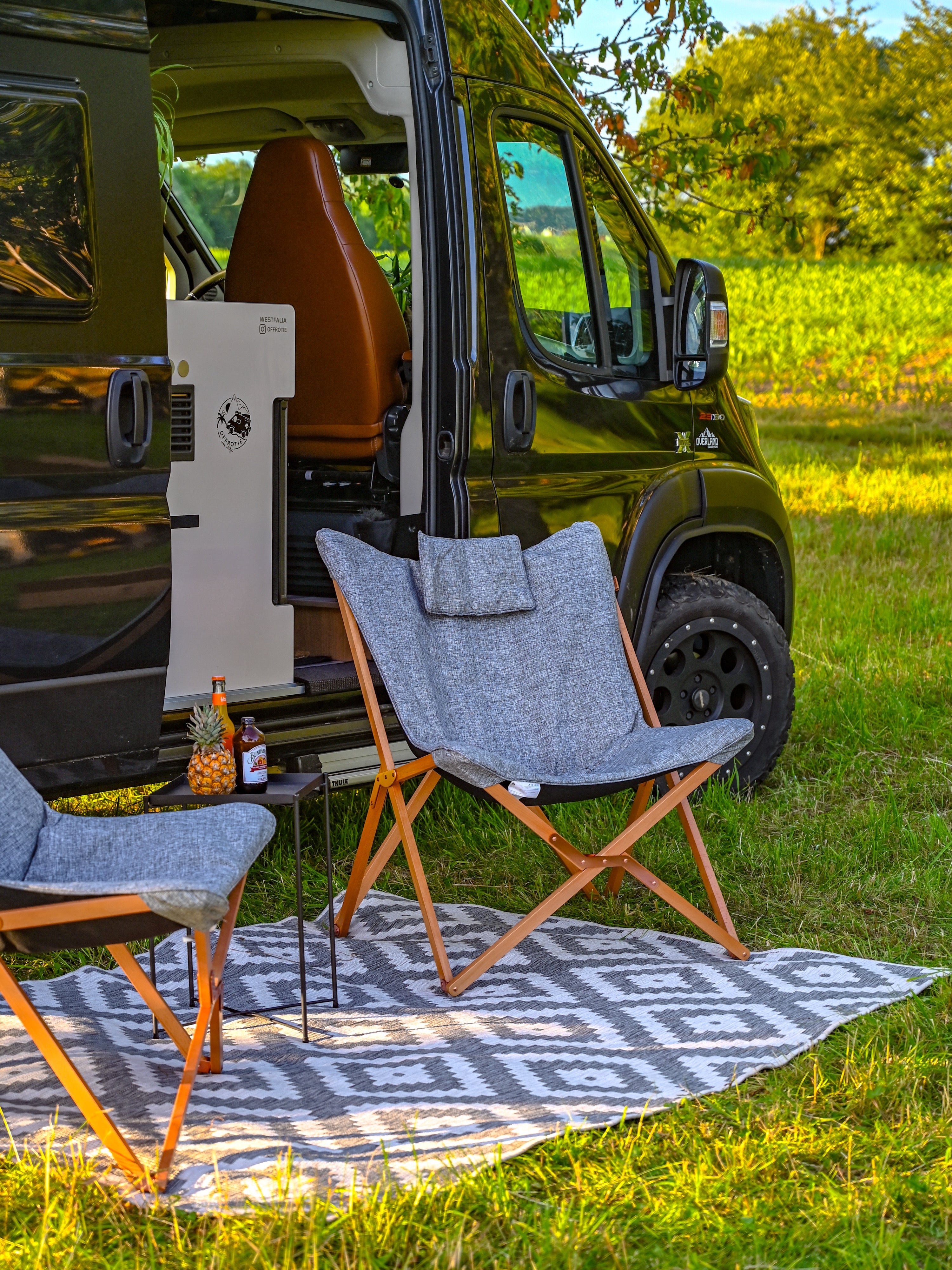 The Bo-Camp Bloomsbury Relax Chair - Collection Urban Outdoor - Pliable pour Vanlife