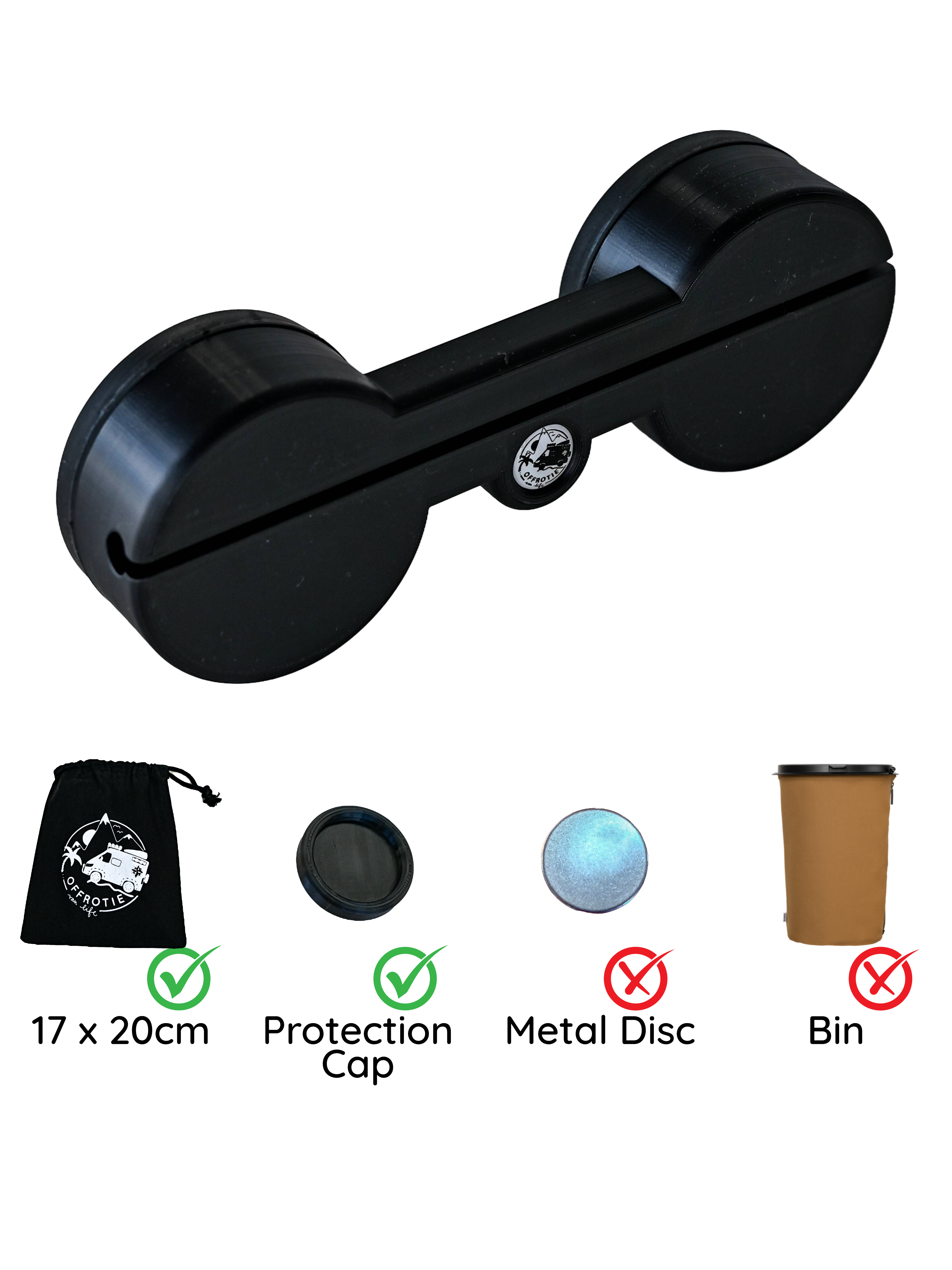 Le support magnétique Flextrash – Offrotie imprimé en 3D – Portable pour Vanlife