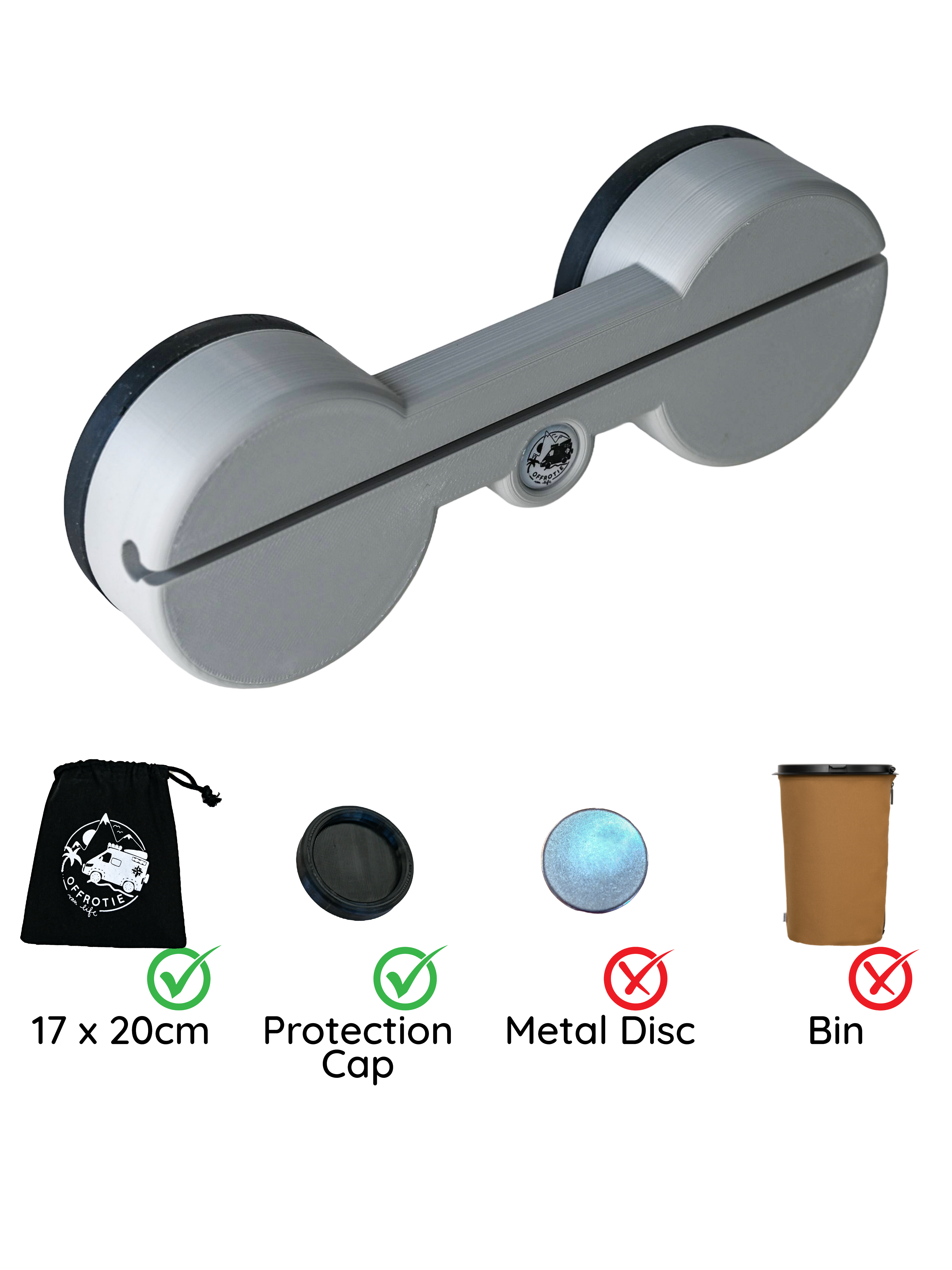 Le support magnétique Flextrash – Offrotie imprimé en 3D – Portable pour Vanlife