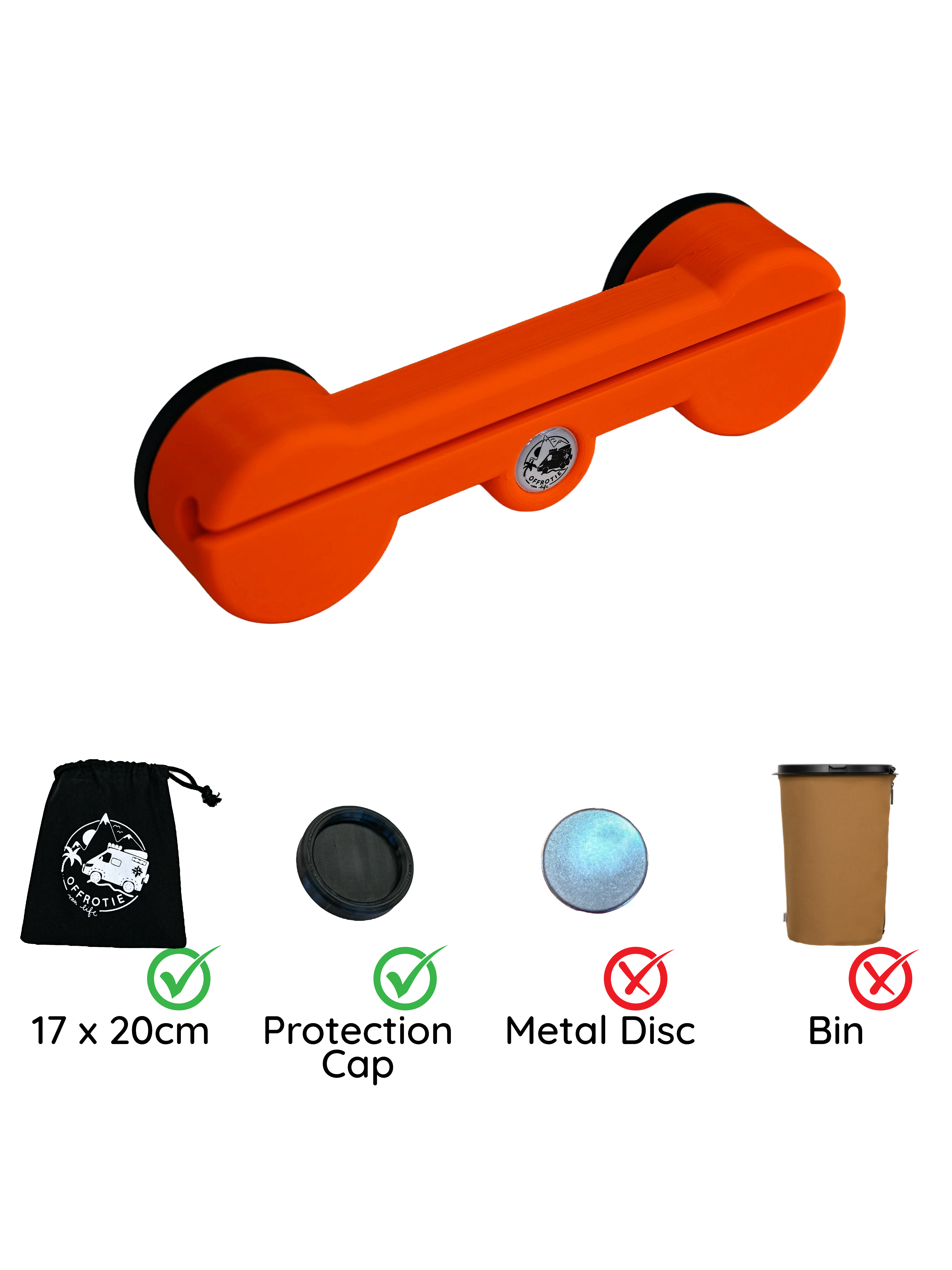Le support magnétique Flextrash – Offrotie imprimé en 3D – Portable pour Vanlife
