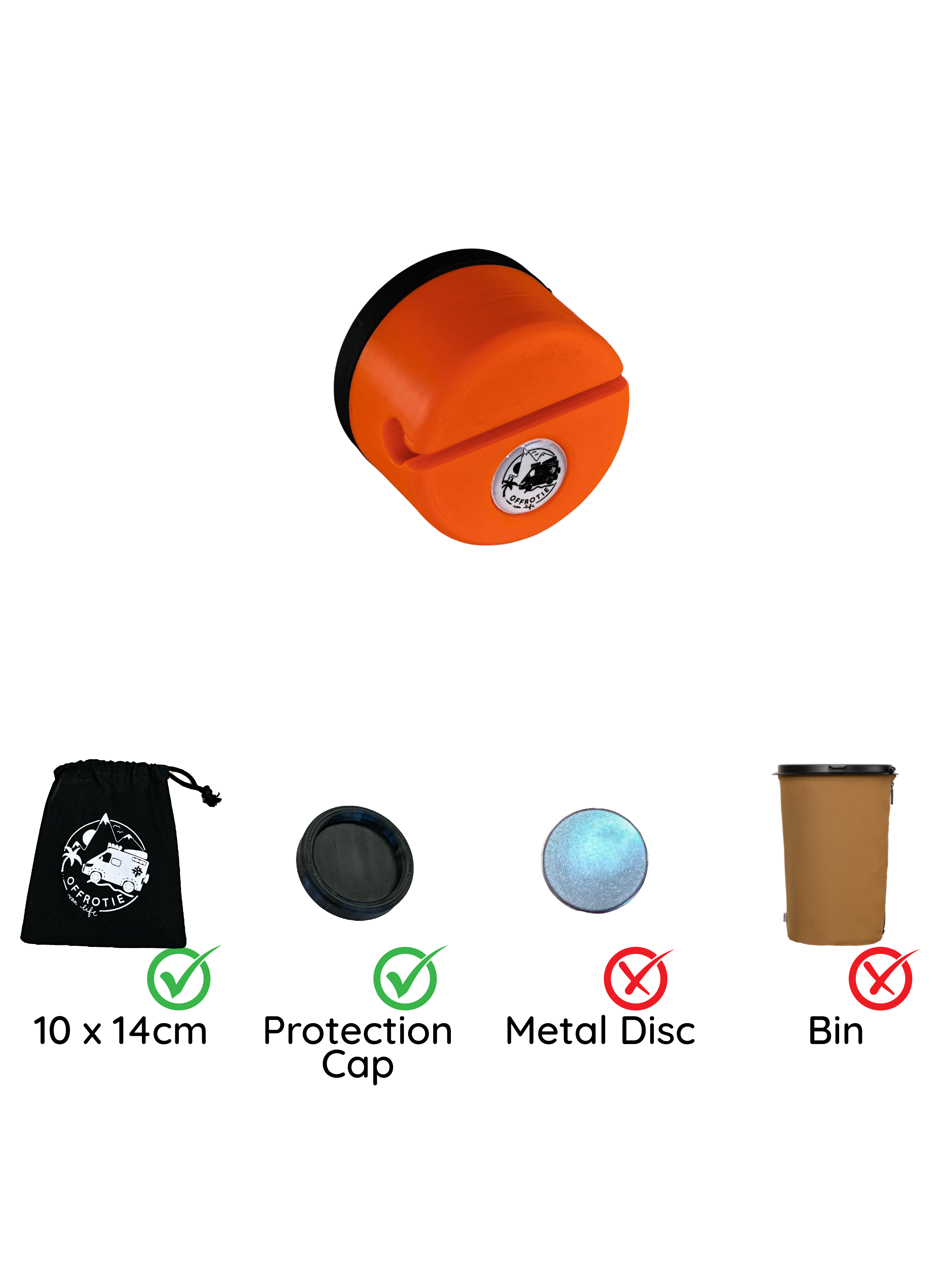 Le support magnétique Flextrash – Offrotie imprimé en 3D – Portable pour Vanlife