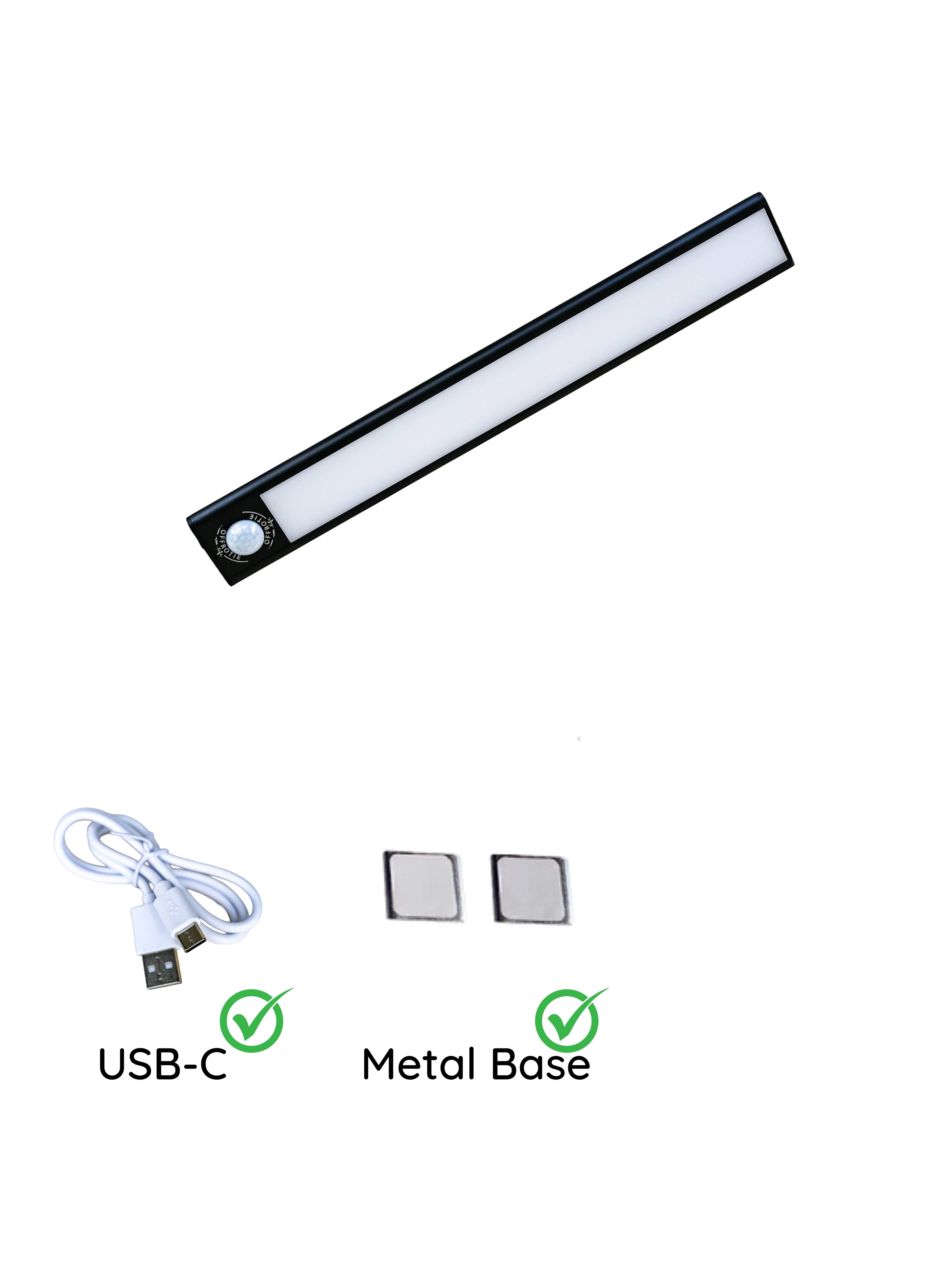 The LED Strip Magnetic - Offrotie Lamp for Cabinets Kitchen Bath - 3 Sizes | Motion Sensor | 3 Color Temperatures