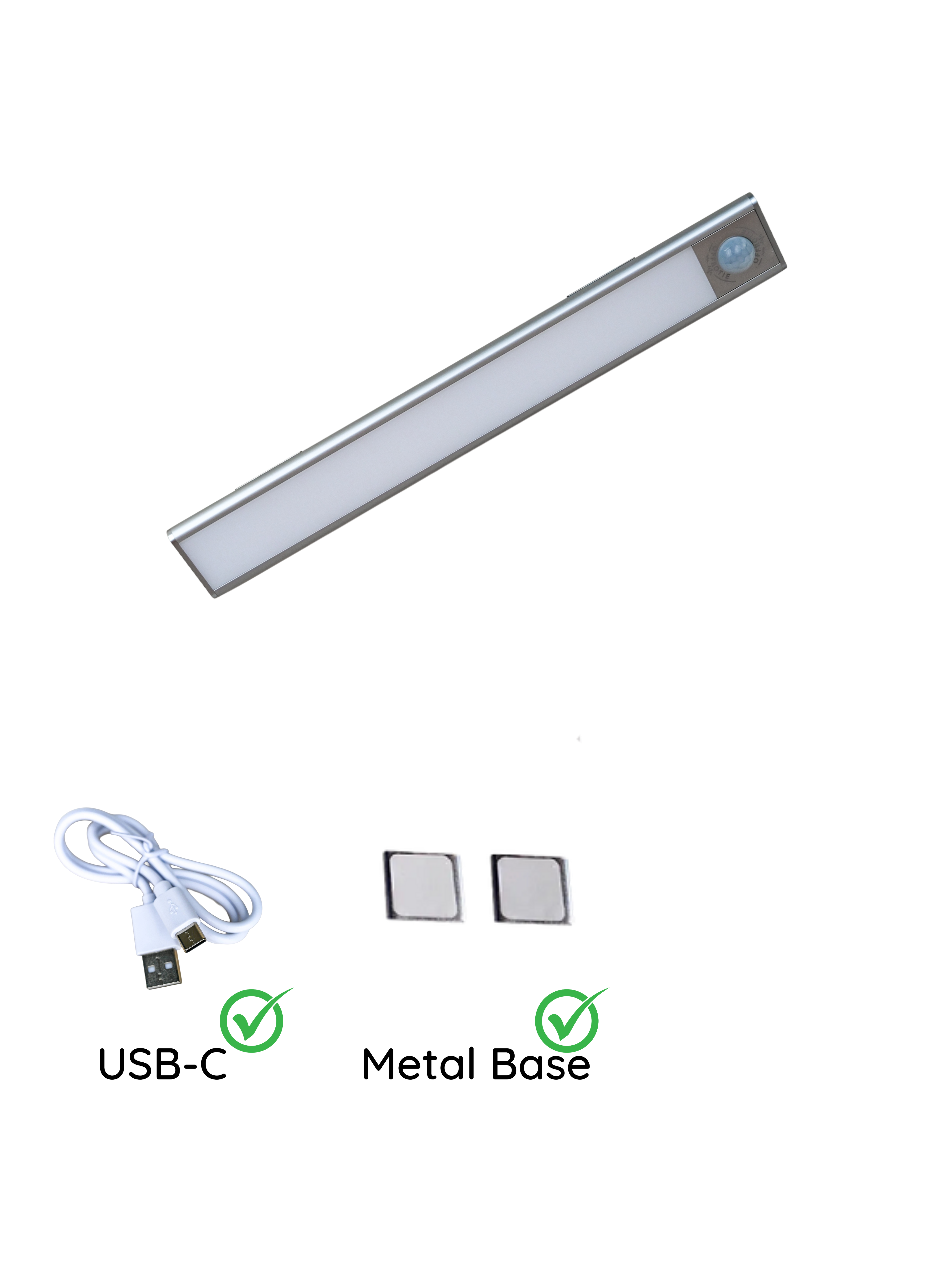 The LED Strip Magnetic - Offrotie Lamp for Cabinets Kitchen Bath - 3 Sizes | Motion Sensor | 3 Color Temperatures