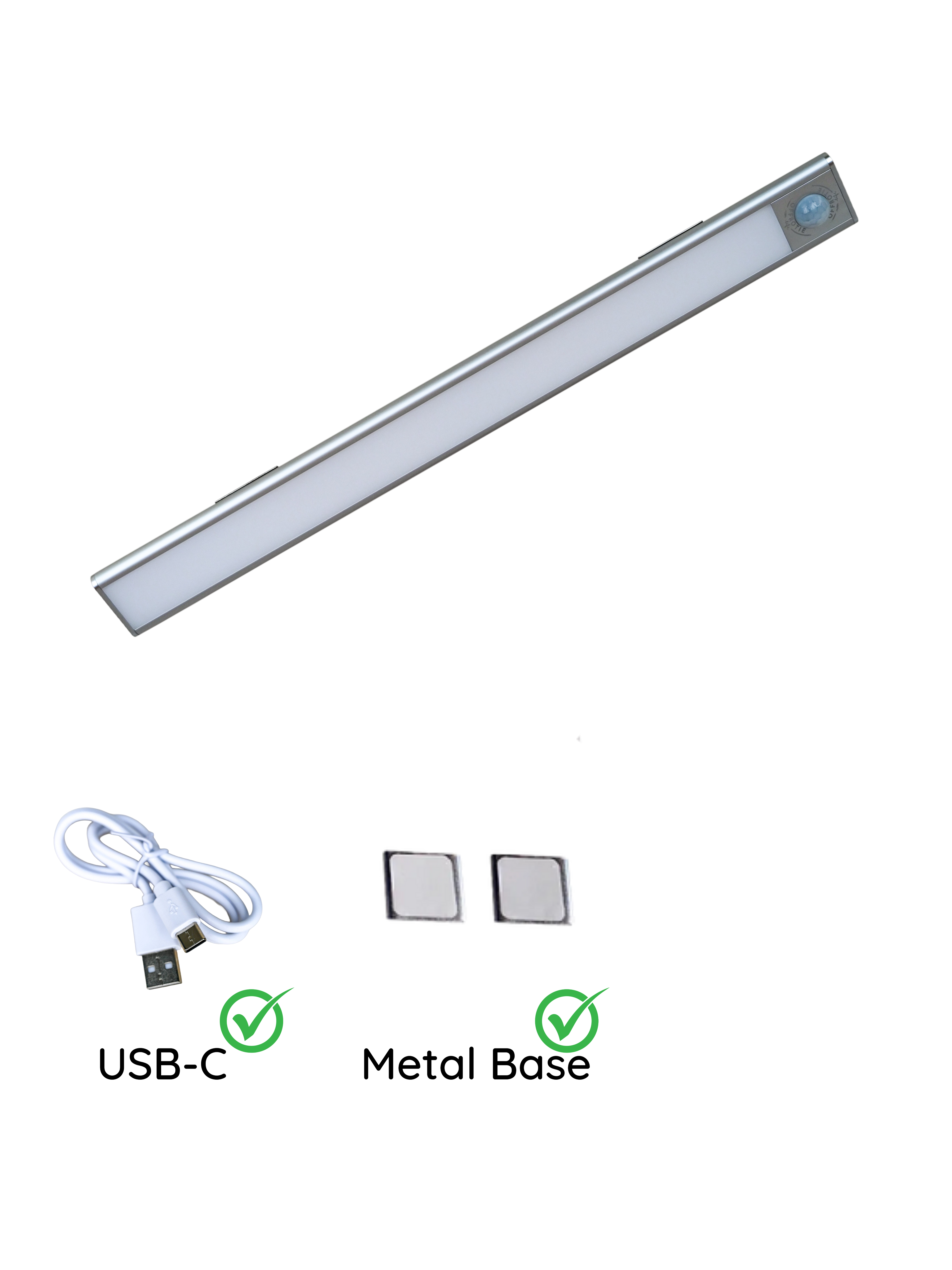 The LED Strip Magnetic - Offrotie Lamp for Cabinets Kitchen Bath - 3 Sizes | Motion Sensor | 3 Color Temperatures