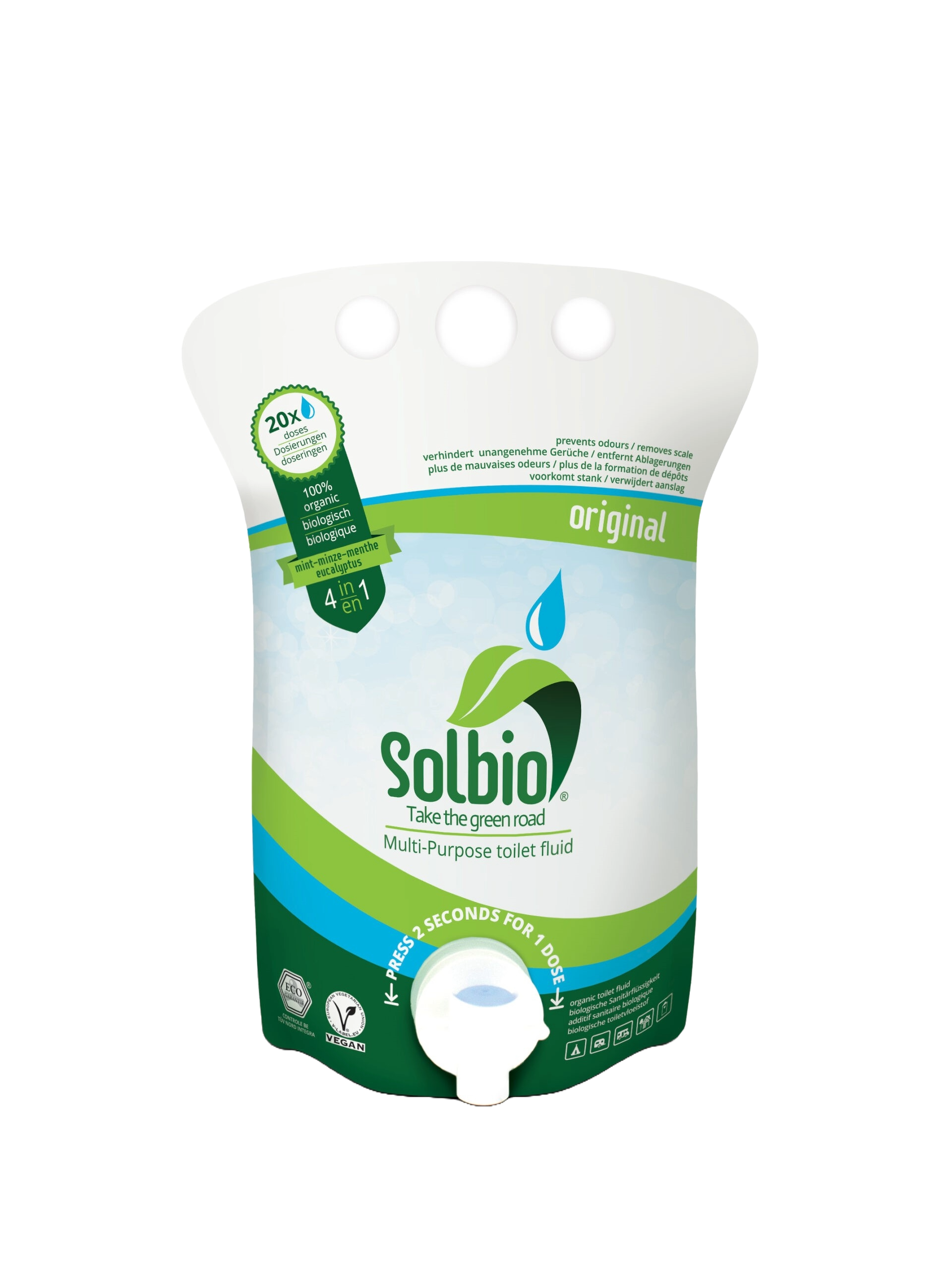 Das Bio Toilettenmittel - Solbio Original Toilettenmittel - Biologisch abbaubar für das Vanlife