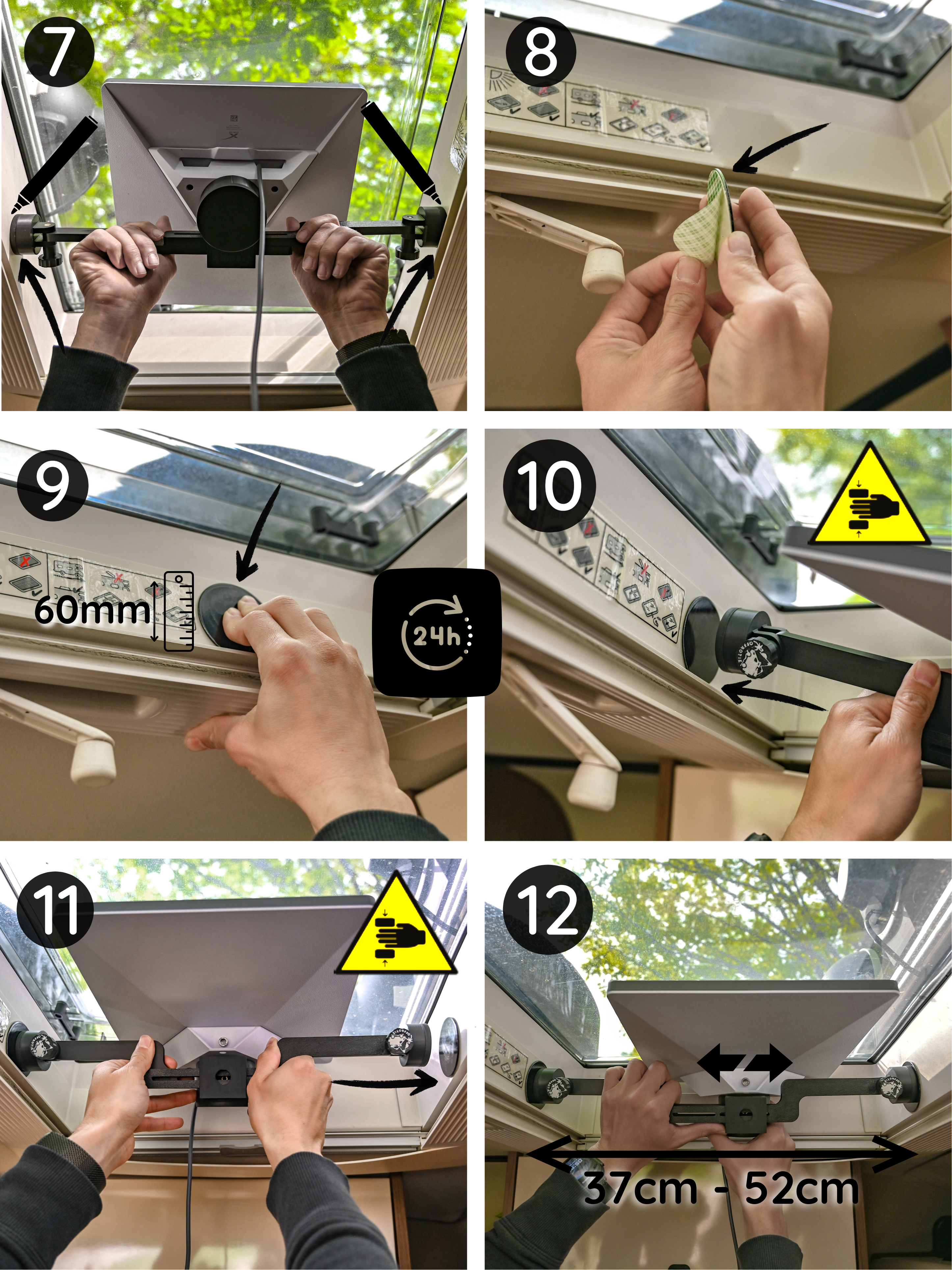 Der Starlink Mini Magnethalter – Offrotie 3D-gedruckt – Für Fahrgestell- und Dachfenstermontage