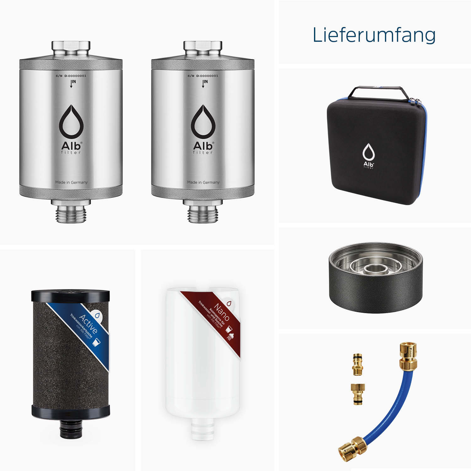 Das Wasserfiltersystem – Alb Filter Mobil Fusion Camping Set – Tragbar für Vanlife