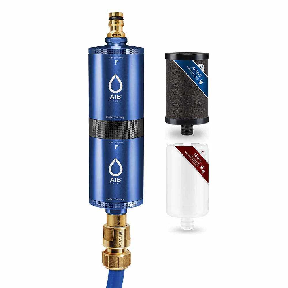 Il sistema di filtraggio dell'acqua - Set da campeggio Alb Filter Mobil Fusion - Portatile per Vanlife