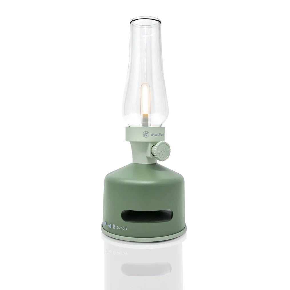 Mori Mori LED Lantern with Speaker, Original Green